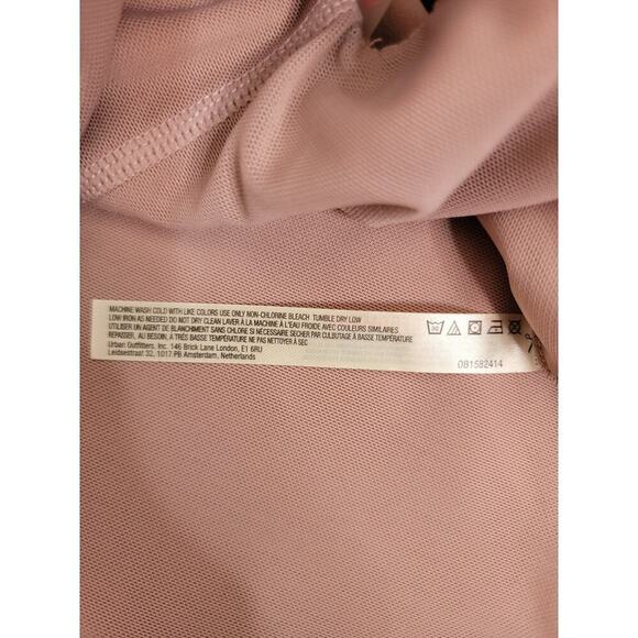 Free People Movement Sport Bra Bralette Cross Back Cami Sz M Dusty Pink Top - Picture 10 of 10